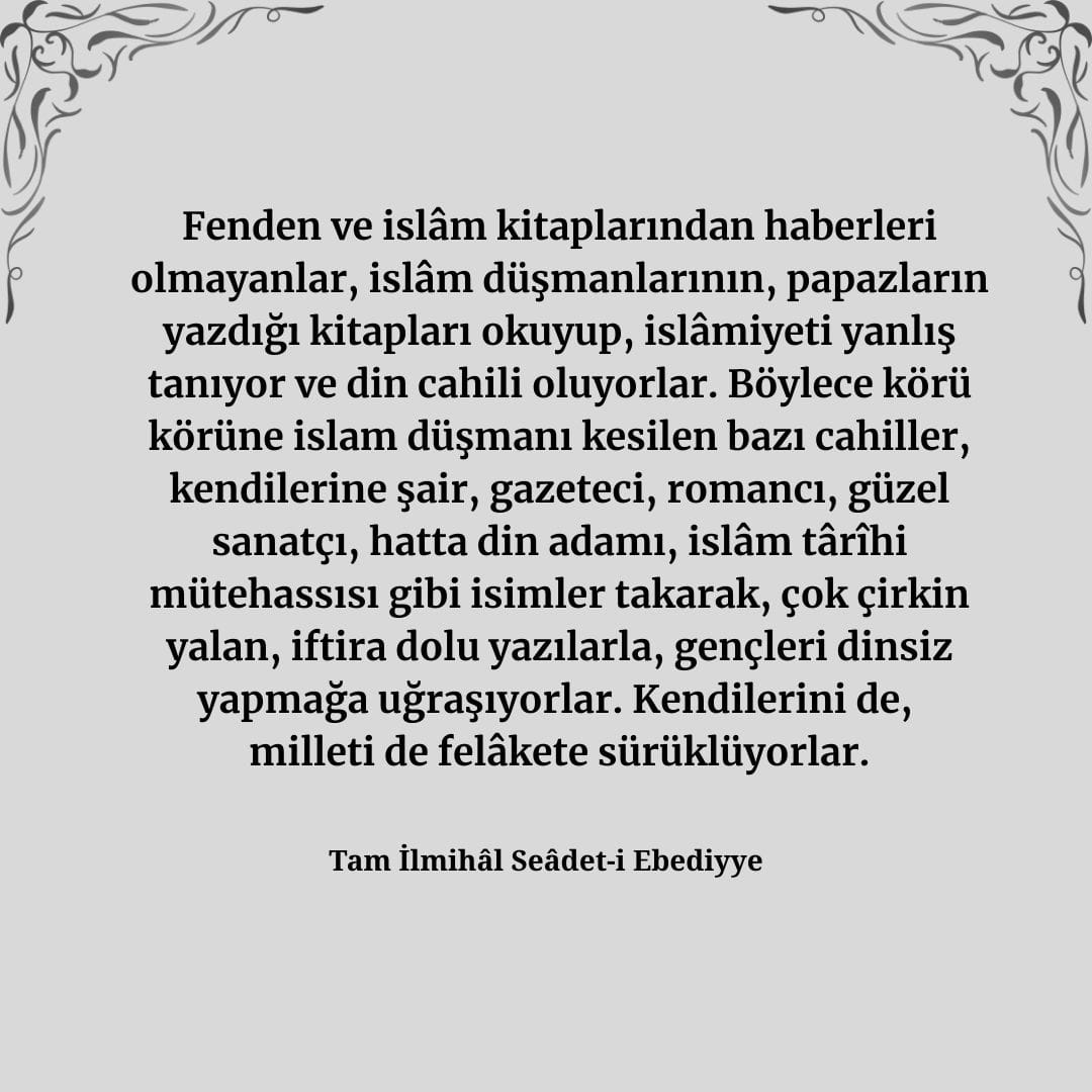 Tam İlmihâl Seâdet-i Ebediyye (1)